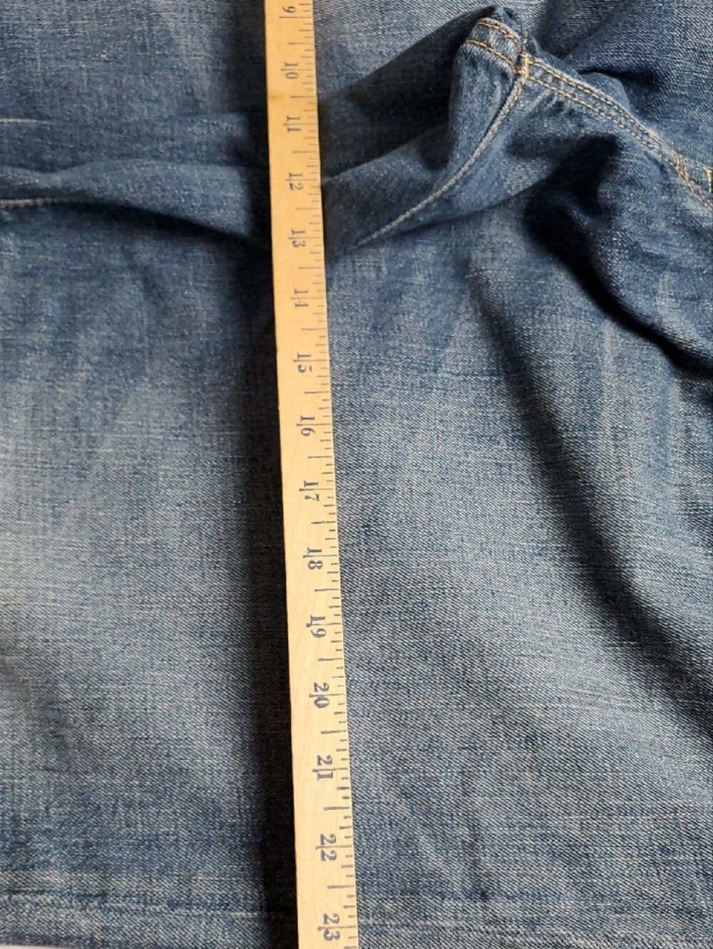 Vintage Y2K Polo Ralph Lauren Men's 44x32 Blue Straight Leg Denim Jeans PRL - Picture 11 of 15